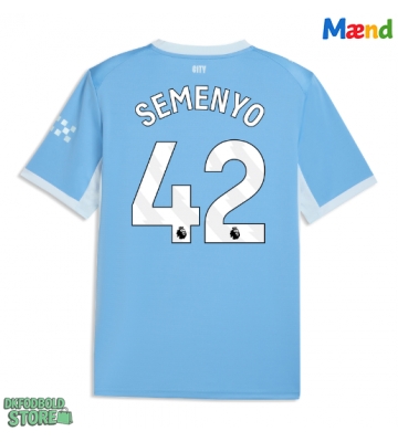 Manchester City Antoine Semenyo #42 Replika Hjemmebanetrøje 2026-27 Kortærmet